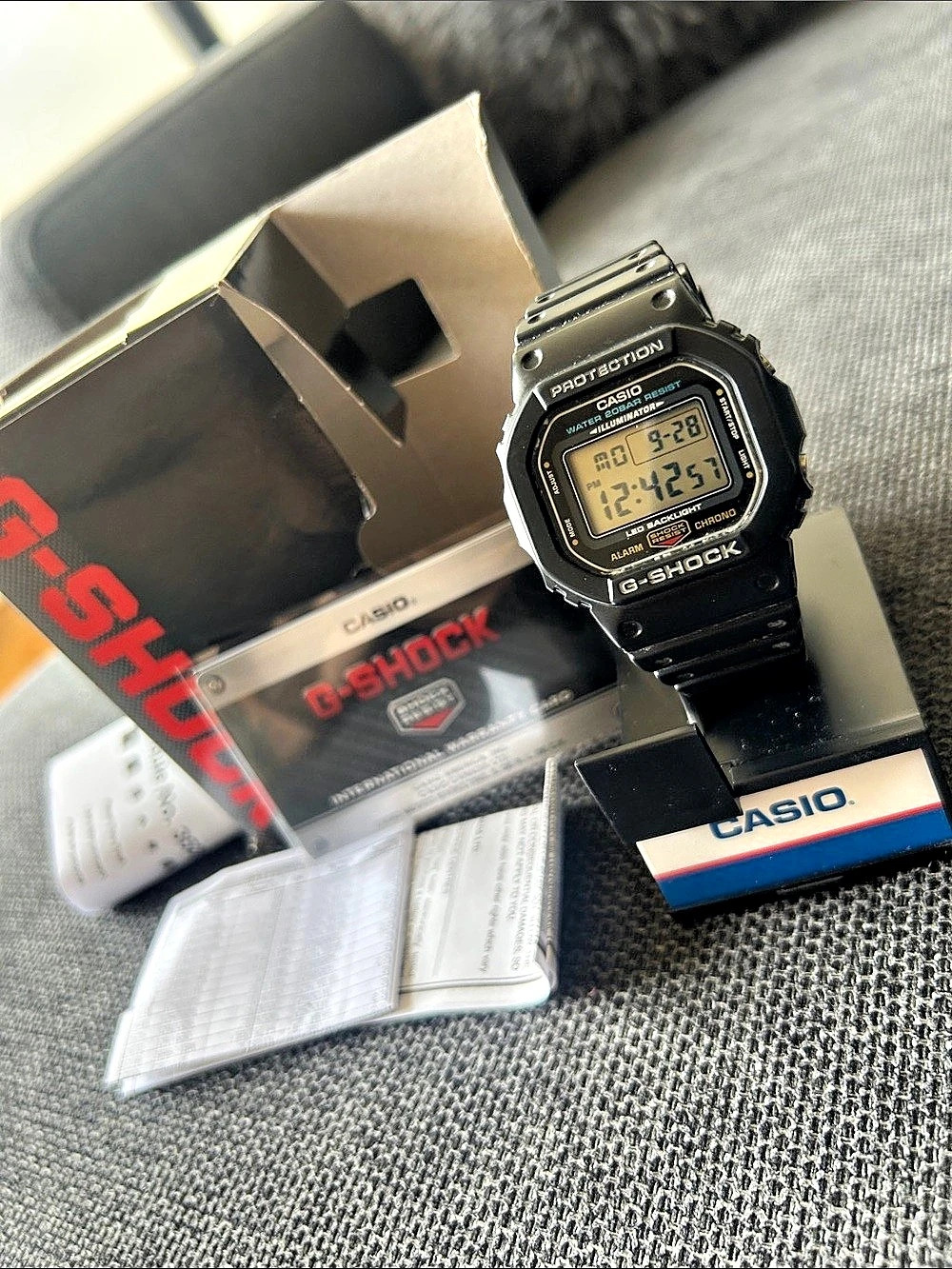 Casio G-Shock DW5600E-1V Digital Watch Black